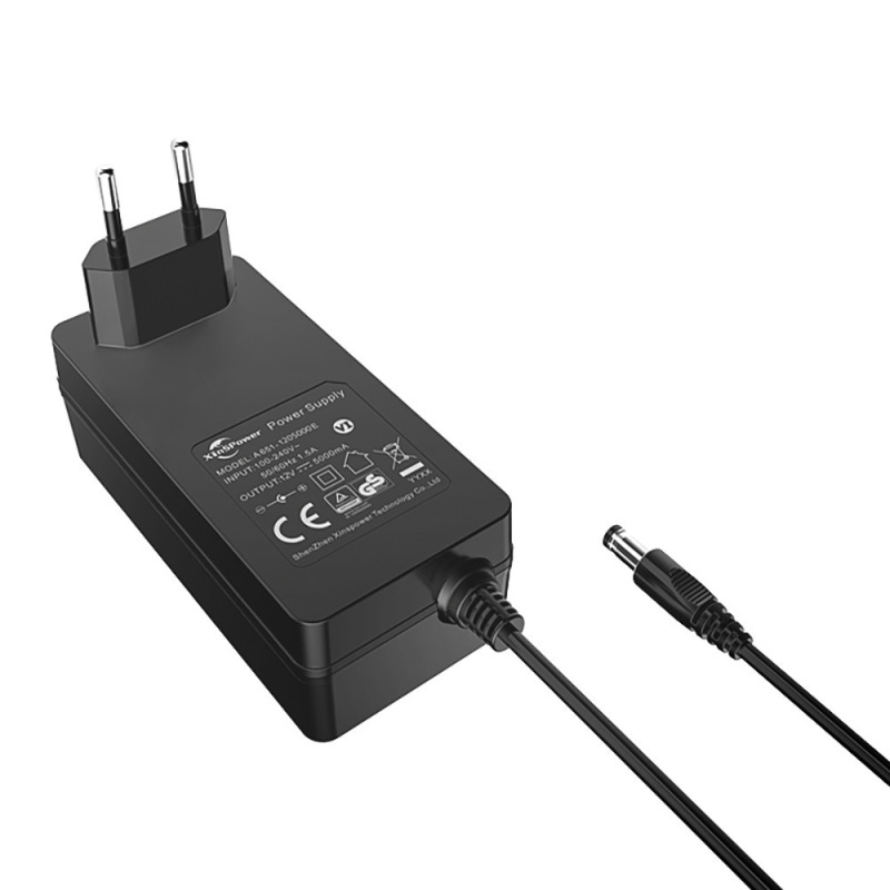 12V4A5A48W60W Wall Plug Power Adapter Japanese, American, European, Australian and British Standard Desktop Led Display Charger