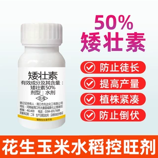 50%矮壮素生长调节剂小麦玉米花生抗倒伏矮壮剂矮桩药控旺壮矮素