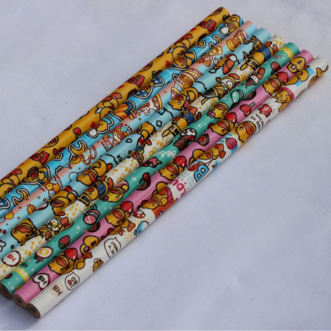 LOGOTIPO DE FÁBRICA DE LÁPIZ, procesamiento de lápiz de madera, lápiz de transferencia térmica de lápiz de madera de fábrica