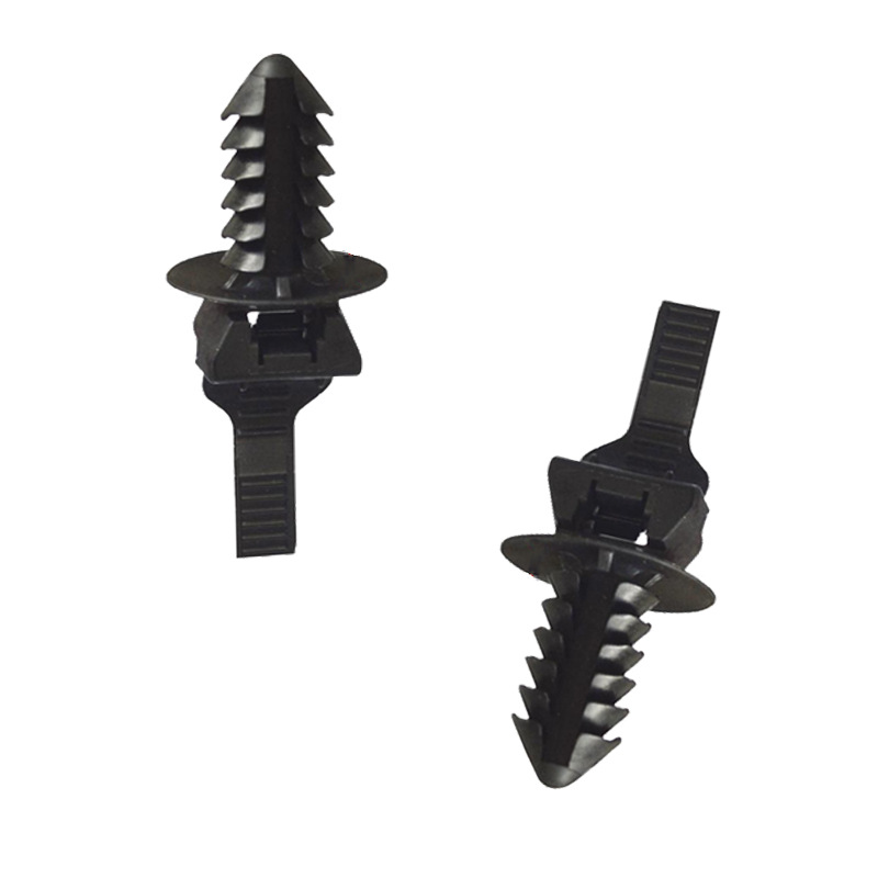 Maletero del coche máquina cubierta línea eléctrica tubo de aceite hoja metal agujero con hebilla enchufe púas cinta Q08