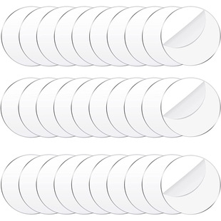 Transparent Blank Acrylic Disc Round Plastic Disc Acrylic Sheet Valentine's Day Easter Decoration