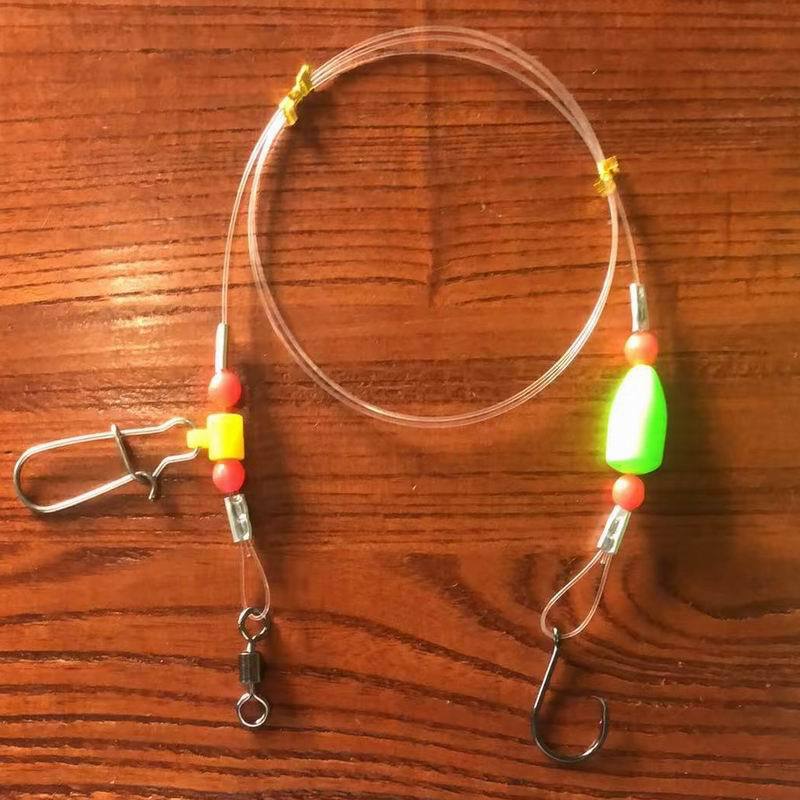 Cross-Border Export of European and American Sinking Fishing Rigs, Hanging Lead Bullets, Bullet Floats, Nylon Main Lines, Suicide Hooks
