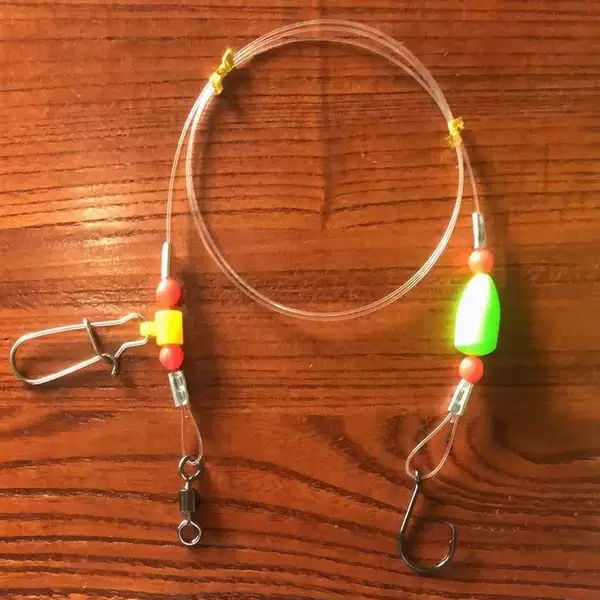 Cross-Border Export of European and American Sinking Fishing Rigs, Hanging Lead Bullets, Bullet Floats, Nylon Main Lines, Suicide Hooks