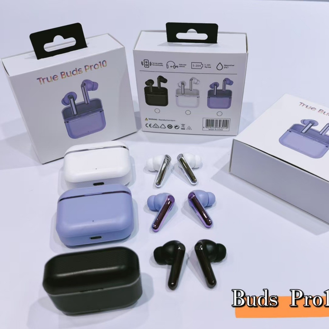 Comercio electrónico transfronterizo comercio exterior venta caliente inalámbrica Buds pro10 auriculares Bluetooth auriculares de música estéreo universal image 2