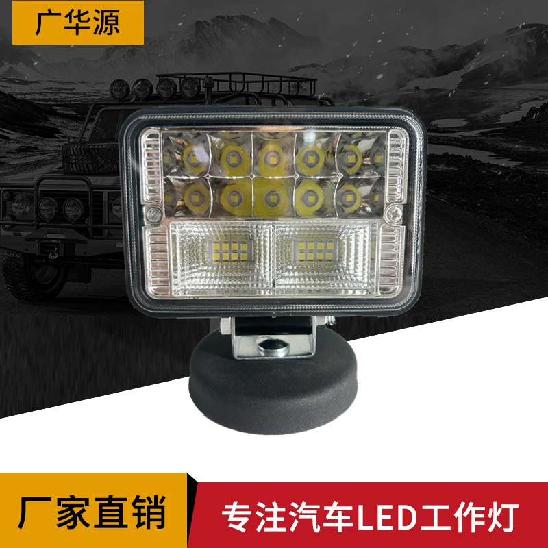 3-дюймовый квадратный 78 Вт автомобильный рабочий свет выделить большой вид грузовик фары Инженерная модификация экскаватора фара