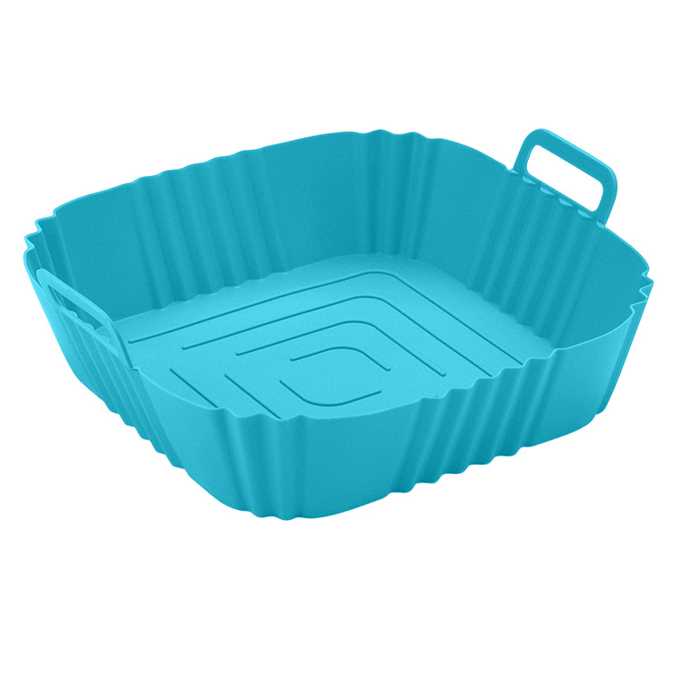 Amazon explosivo aire frito plato de horneado de silicio grado alimenticio resistente a altas temperaturas almohadilla de horneado de aire doméstico