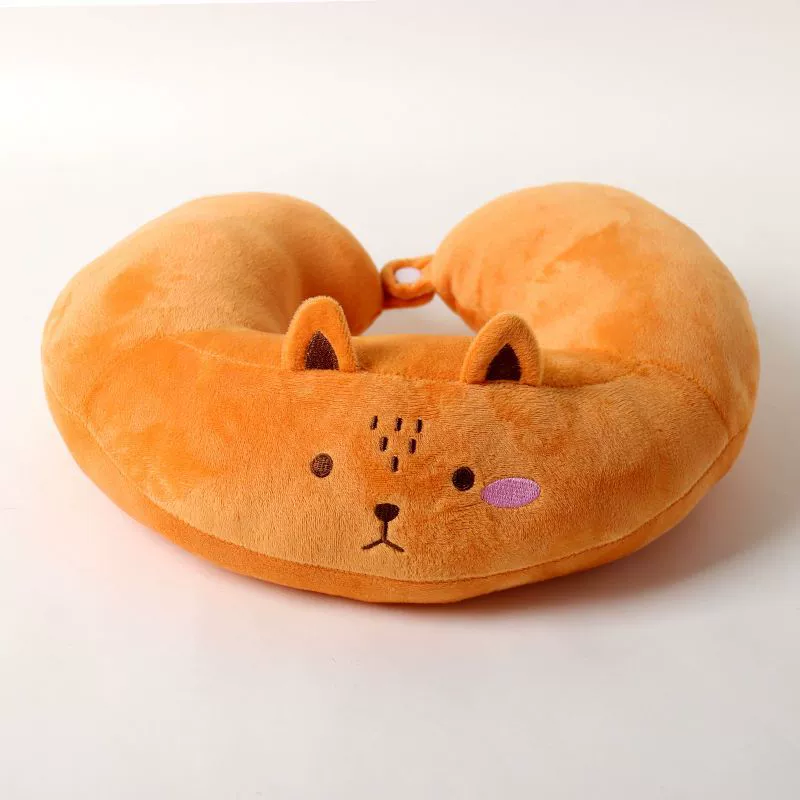 Cartoon neck pillow for car for traveling for sleep