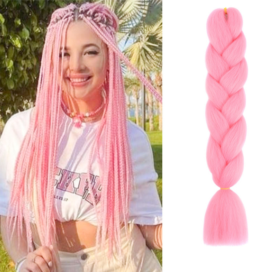 Trenzas Africanas Sintéticas de Fibra de Alta Temperatura para Crochet image 21