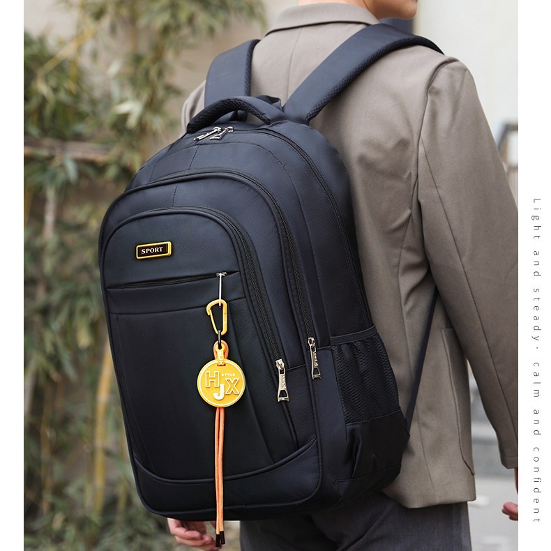 Nueva mochila de ocio de negocios para hombres, mochila de viaje de alto valor de negocios de gran capacidad