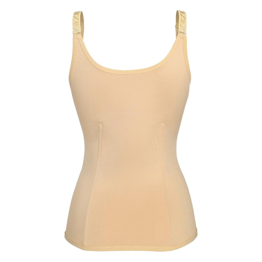 Cross-border e-commerce Waist Trainer adjustable shoulder strap sweat corset zipper 3 rows 15 buckle Waist seal