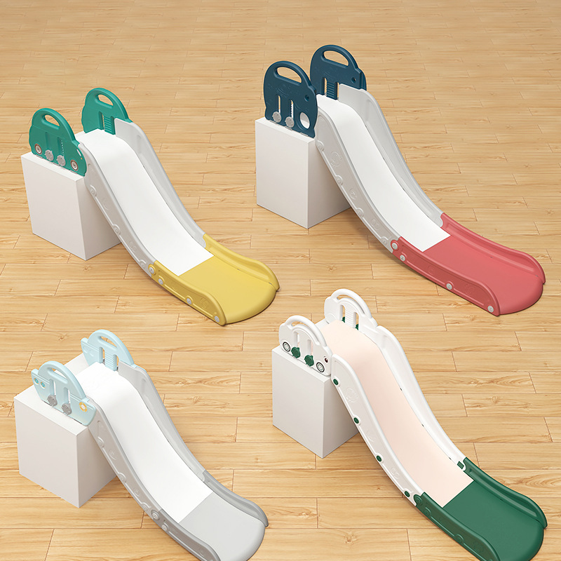 Wholesale indoor and outdoor children's slides, home-use adjustable baby plastic sofa bed with slide