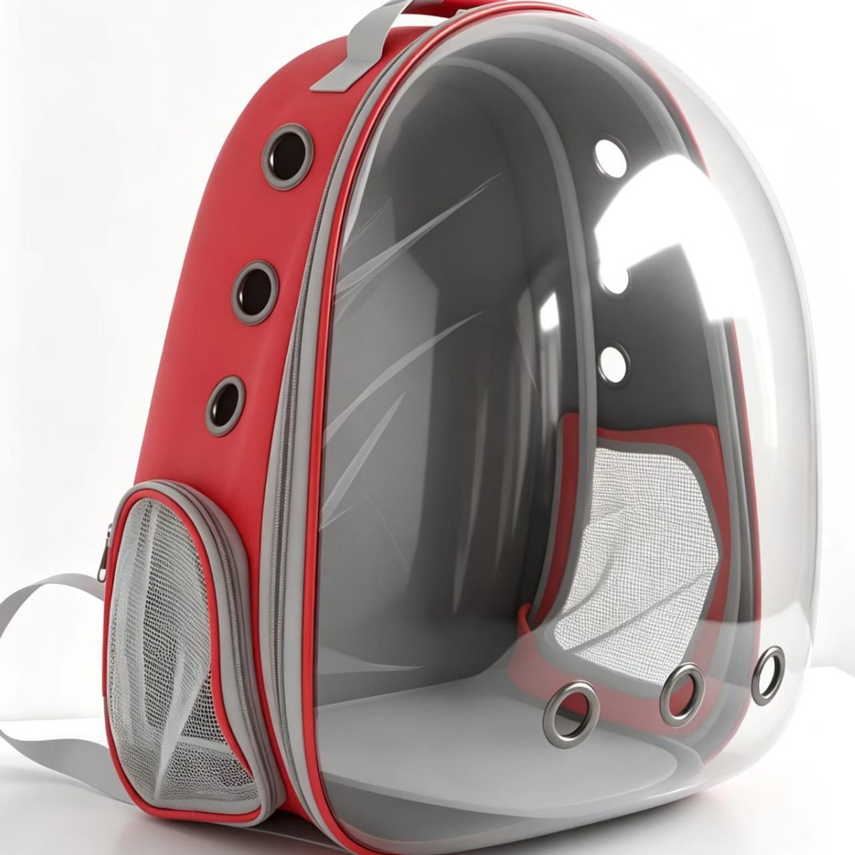 Nuevo panorama de la cápsula espacial de mascotas para gatos, bolsa de mascotas transparente portátil para gatos, mochila de caja para gatos