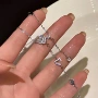 镶钻爱心百搭s925锁骨链