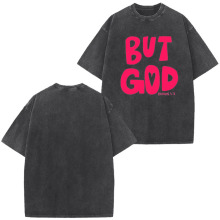 �羳����ˮϴ����T��BUT GODӡ��������Ů���ɹ������ ��ӡlogo