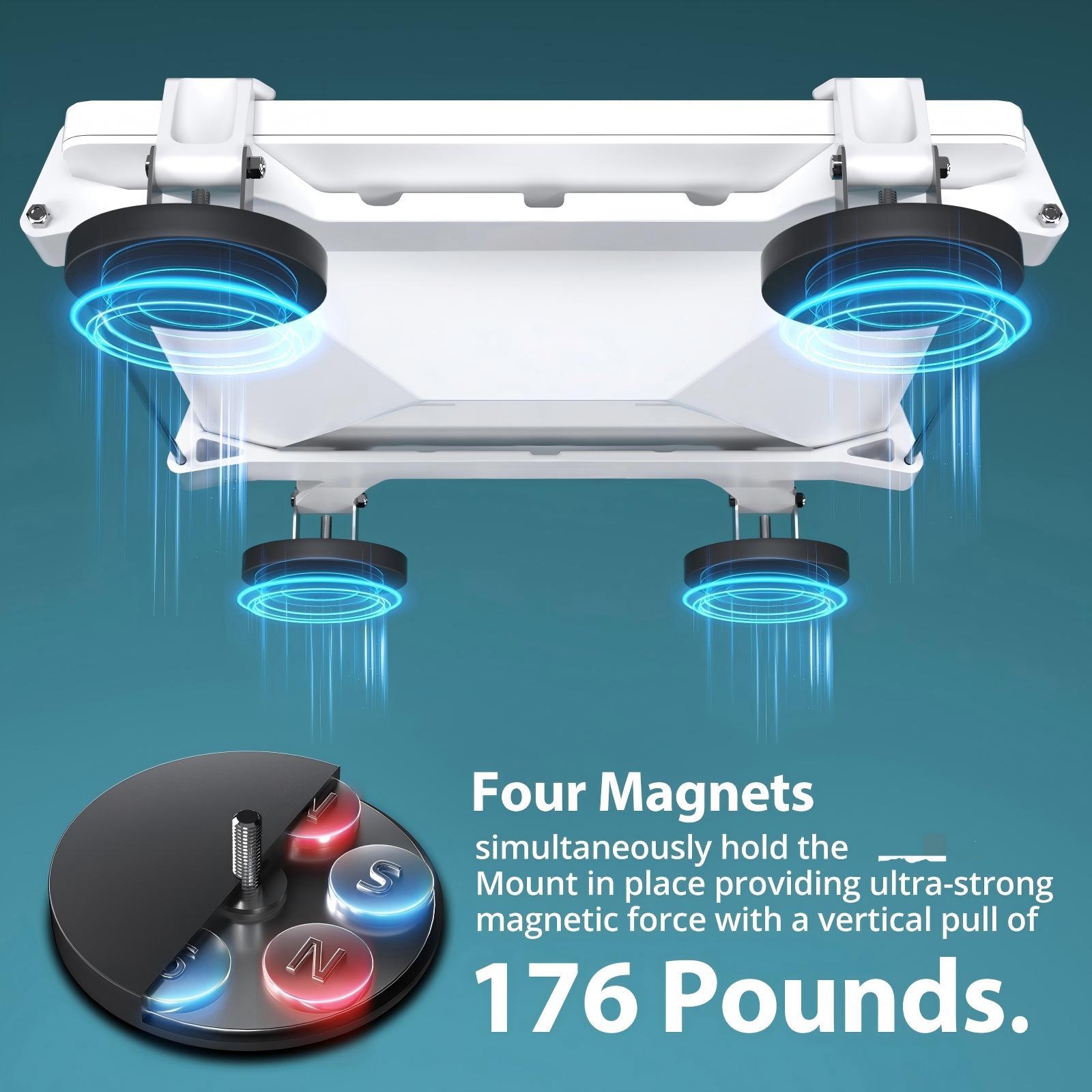Transfronterizo mini soporte magnético de techo CupCarMount soporte de succión magnética en el techo image 3