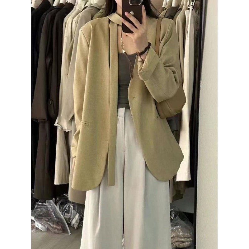 西装外套女2025年春秋季新款高级感宽松休闲气质西服ins潮|undefined