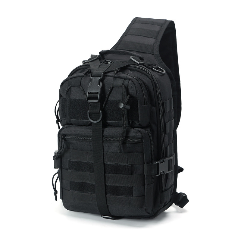 Bolso cruzado deportivo para exteriores, resistente al desgaste, tela Oxford repelente al agua, bolsa multifuncional para señuelos, tendencia transfronteriza