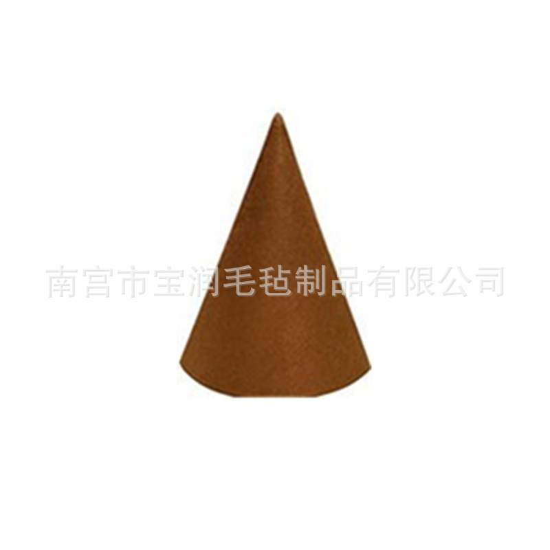 卸売クリスマスドワーフ帽子フェルト円錐形アヒル帽子エルフ帽子ハロウィンパーティー用品カラフルなヘッドギア|undefined