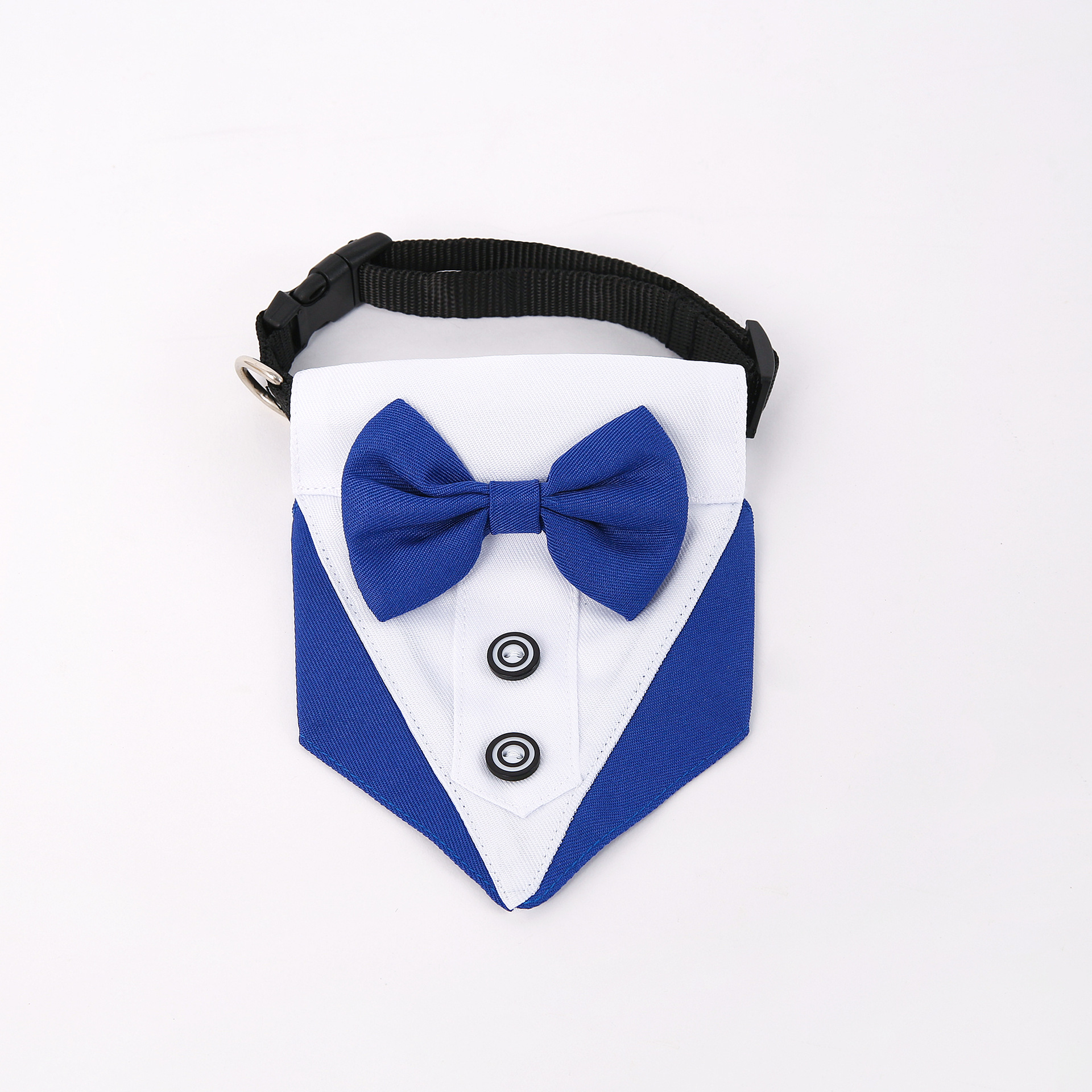 Transfronterizos nuevos trajes de boda de estilo británico perros y gatos toallas de saliva de boda toallas de triángulo para mascotas bufandas suministros