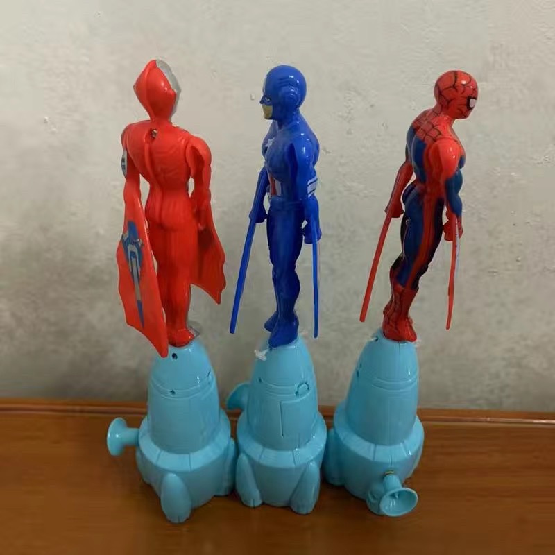 비행 풀 라인 슈퍼맨 비행 우주 비행사 비행 대나무 잠자리 AO 스파이더 맨 캡틴 아메리카 데가 스톨 장난감