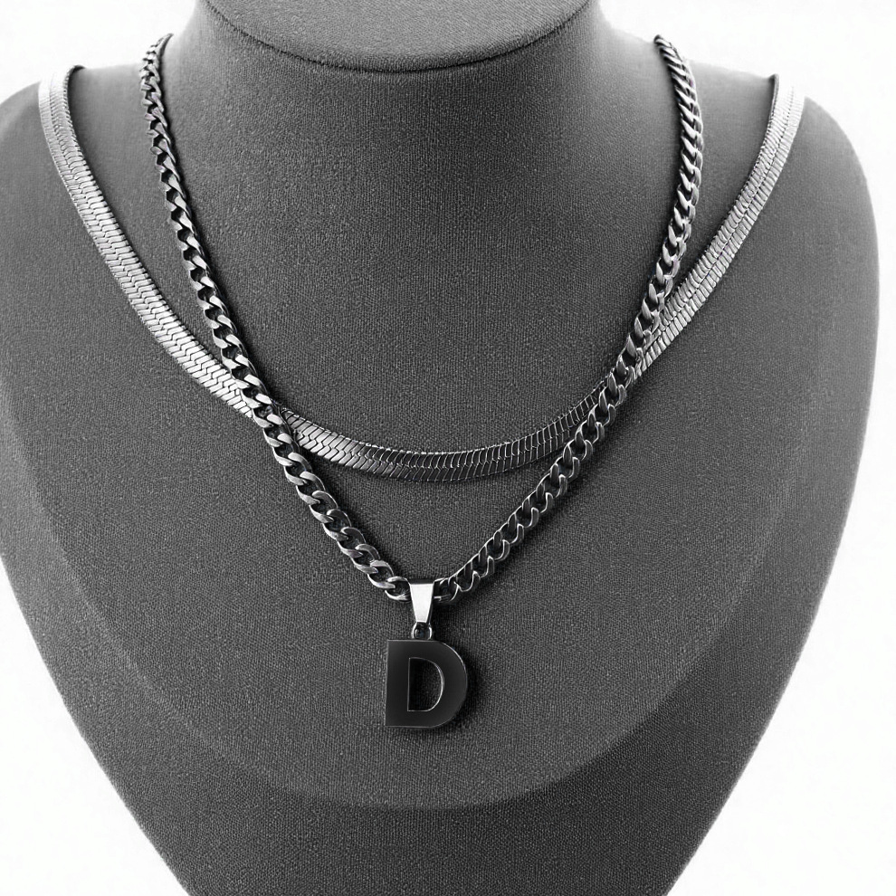 Iconic Cuban Link Chain Necklace For Men With Pendant Symbol_voghion.com