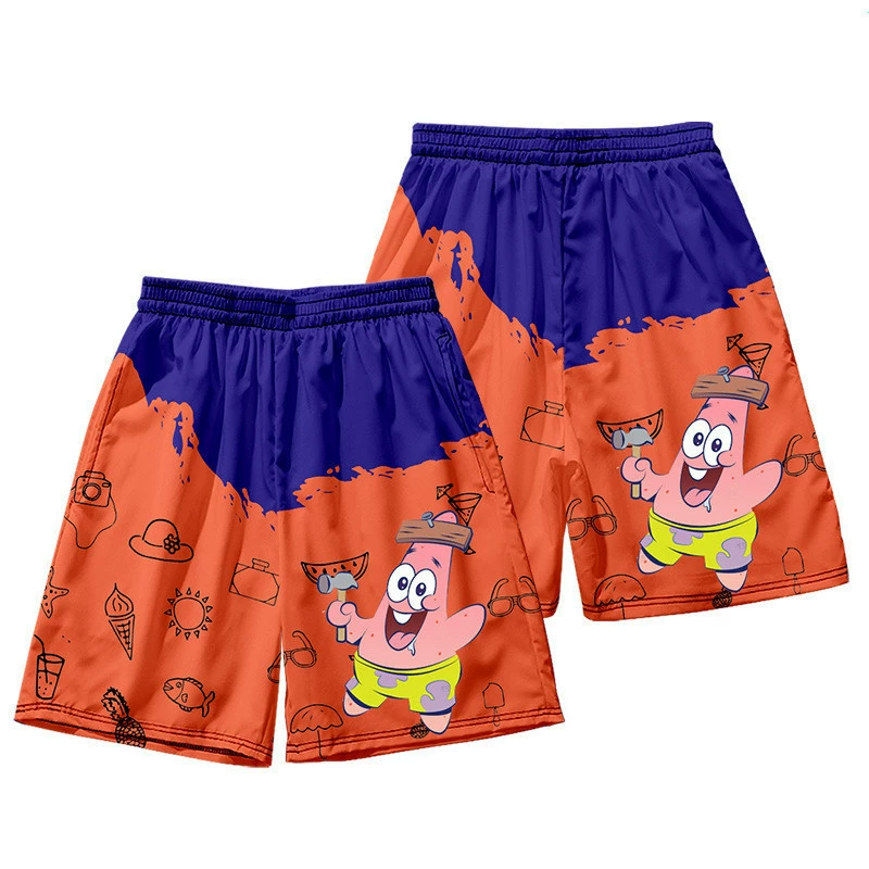 Летние пляжные быстровысыхающие sponge детские шорты для отдыха, 3D цифровая печать сервис