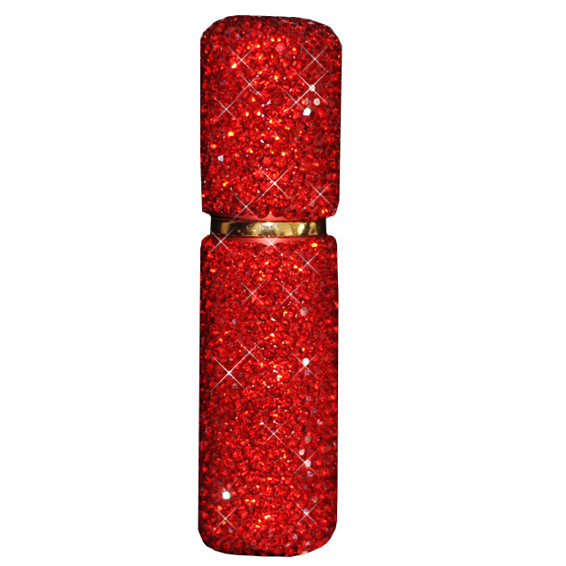 Creativo diamante incrustado perfume sub-botella pequeña botella vacía maquillaje botella de agua viaje portátil botella de spray alcohol botella de vidrio