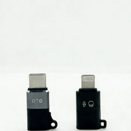 Type-C to Apple Otg Adapter, Two-In-One Converter for Headphones and Microphone, Supports Charging Type-C to Apple Otg Adapter, Two-In-One Converter for Headphones and Microphone, Supports Charging