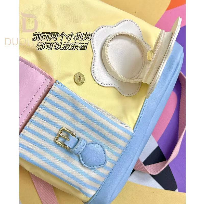 Mini Schoolbag 2025 Summer New Style Cute commuter student fashion backpack Large Capacity travel backpack Specification drawing