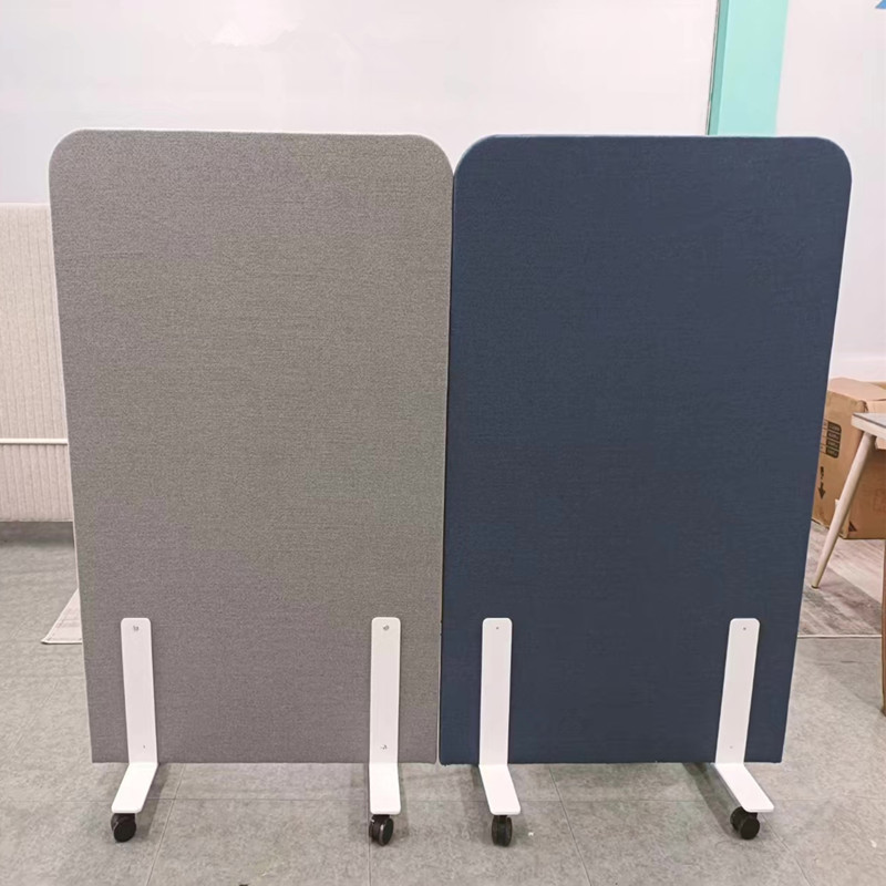 New Office Soundproof Screen Creative Partition Folding Mobile Modern Simple Workstation Privacy Partition Cafe