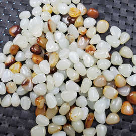 和田玉随型散珠白玉红皮散珠diy手链项链羊脂玉珠玉石散珠玉珠子