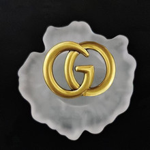 复古经典双句字母胸针百搭简约别针服装领针帽子包包男女配饰合金