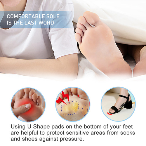 South Moon wear-resistant forefoot pad reduces friction, relieves foot pain, protects toes and does not hurt skin care pad