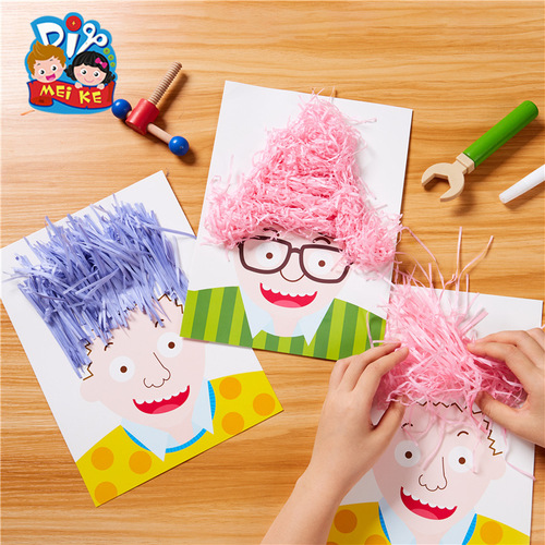 Mother's Day handmade diy hair design for mom, children's production material package, kindergarten toys and gifts