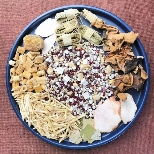 Wholesale traditional soup base ingredients, soup base package combination, single piece dropshipping small pear soup loquat root soup