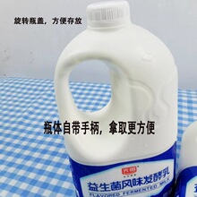水果捞酸奶〔2桶共5斤〕益生大桶1.25KG桶原味风味发酵乳批发价