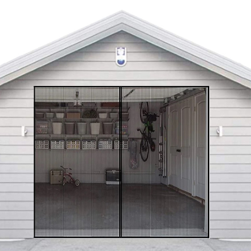 Cross-border summer magnetic door curtain anti-mosquito insect fly magnetic buckle gate garage yarn door curtain