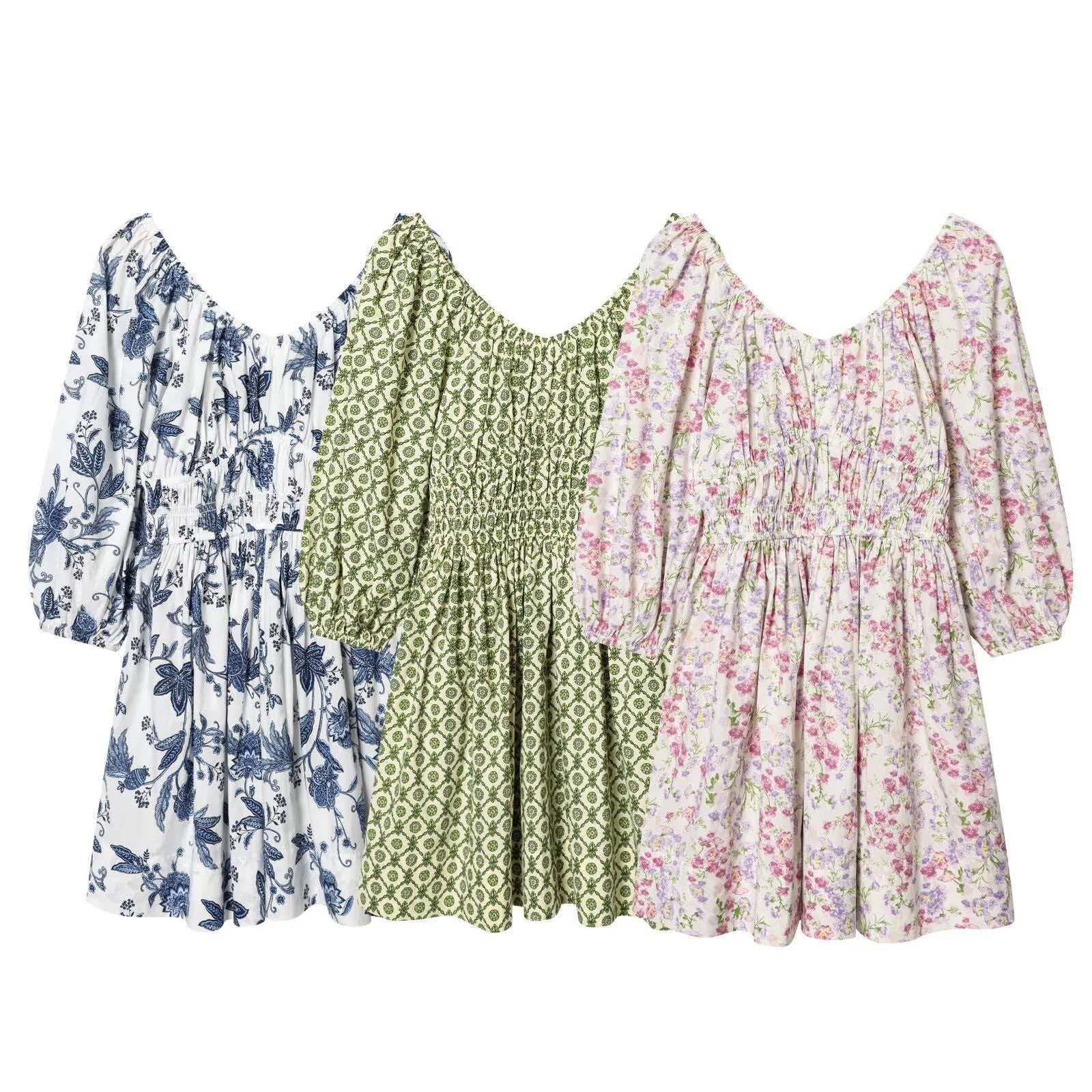 summer fashionable multicoloured dress