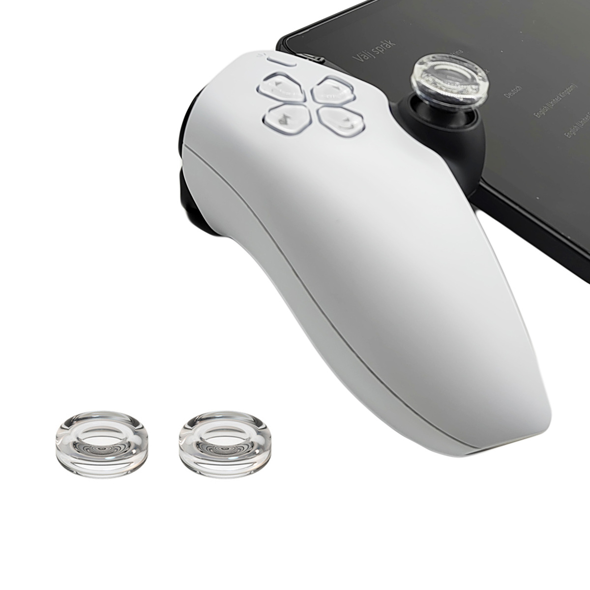 Dispositivo de transmisión PS5, tapa de joystick PlayStation Portal, silicona de alta transparencia, tapa elevadora de alta calidad, antideslizante