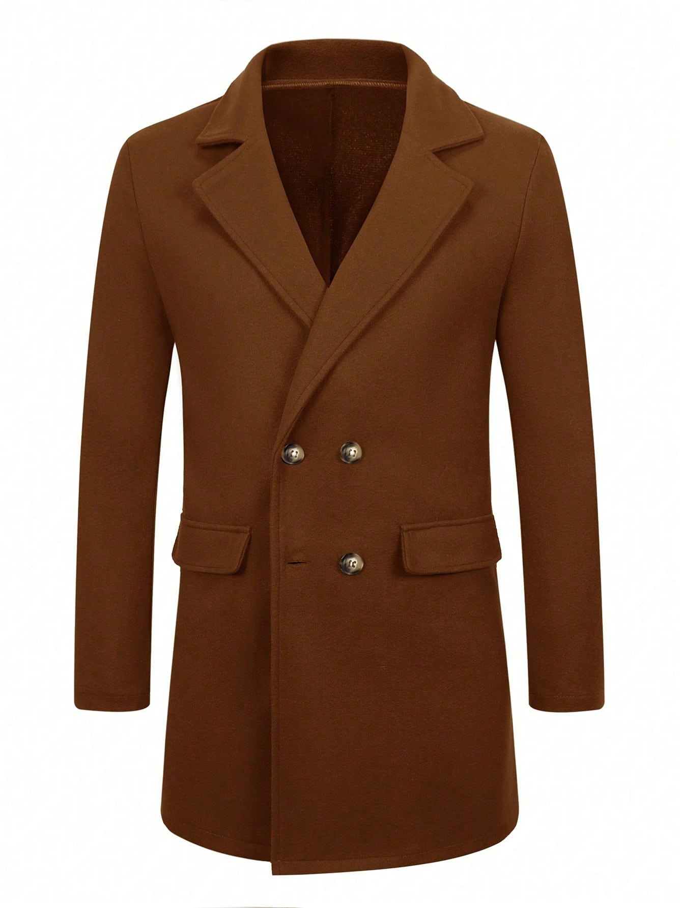 Otoño y invierno de 2025 ropa de hombre transfronteriza europea y americana de botón único chaqueta de tween abrigo abrigo de tween Amazon temu