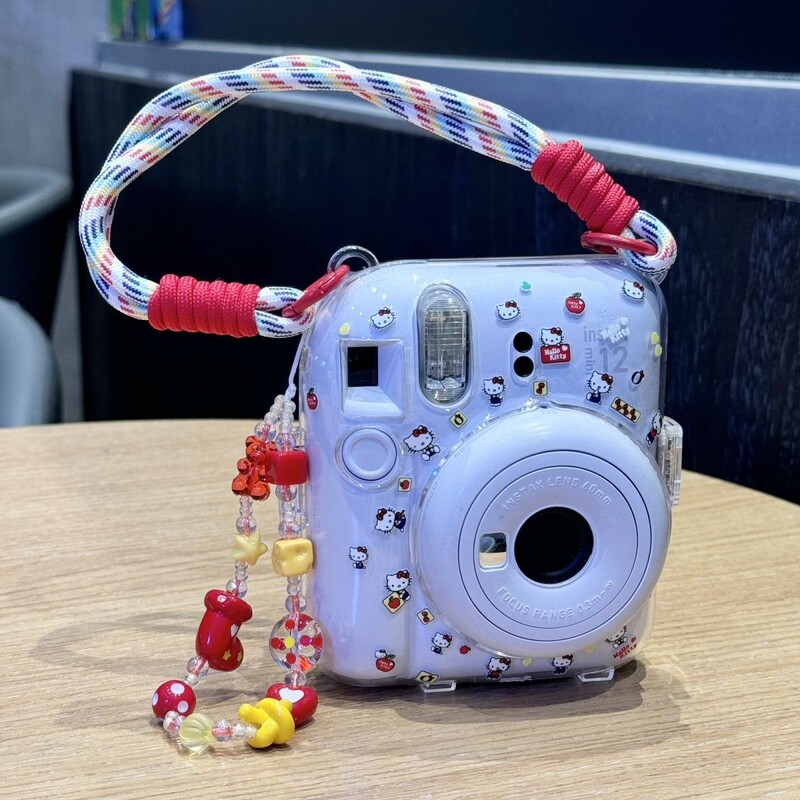 Mini12 Transparent Case Instax Crystal Hard Shell Camera Protective Case Chain Mini12 Transparent Case Instax Crystal Hard Shell Camera Protective Case Chain