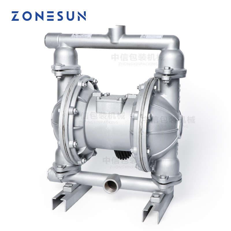 ZONESUN 微型气动上料泵 气动泵隔膜水泵液体加注机补料设备