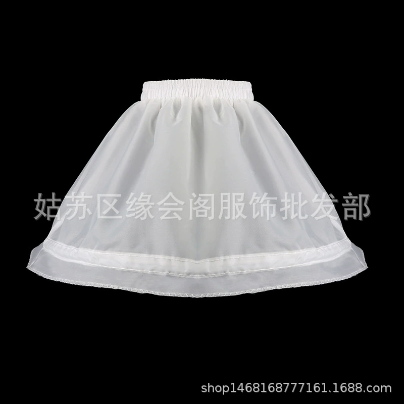 Детский Ponder Детское короткое платье принцессы Платье Понтонное платье Свадебная подкладка Платье с регулируемым стальным ободком