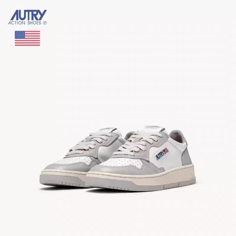 Autry Rose Yu Shuxin's Same Style White Sneakers for Women, Korean Casual Style Genuine Leather Color-Blocking Women's Sneakers Autry Rose Yu Shuxin's Same Style White Sneakers for Women, Korean Casual Style Genuine Leather Color-Blocking Women's Sneakers