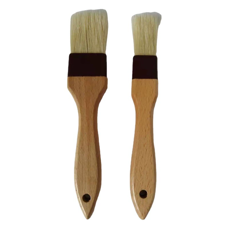 Кисть для печенья Ручка из бука Кисть для свиньи Кисть для барбекю Масляная щетка Инструменты для выпечки Кухня Кисть для торта