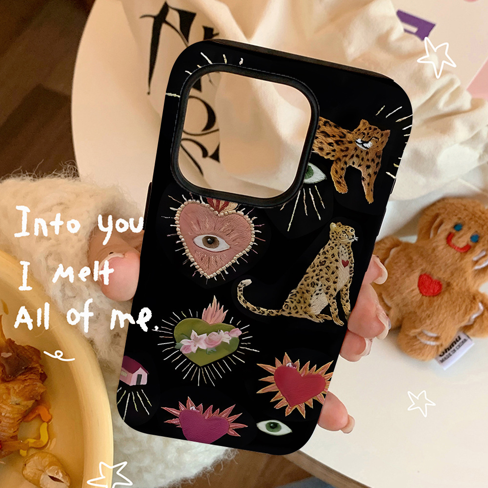 35g Weight iPhone Applicable Brands Phone Cases Classification Feilin Material Animal, Cartoon, Apple Pattern Basic Style Feilin Animal Cartoon Apple Basic Phone Cases Phone Accessories 无