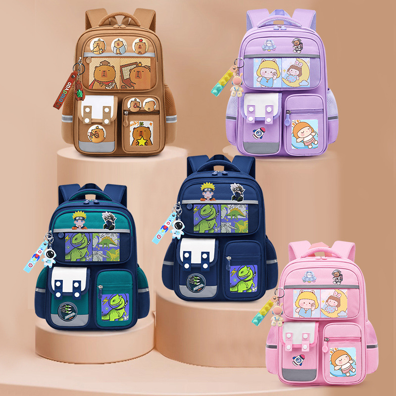 26 nuevos modelos de mochilas escolares para estudiantes de primaria, niños de 1º a 3º y 6º grado, que reducen la carga, para niñas de 6, 9 y 12 años, mochilas ligeras para niños