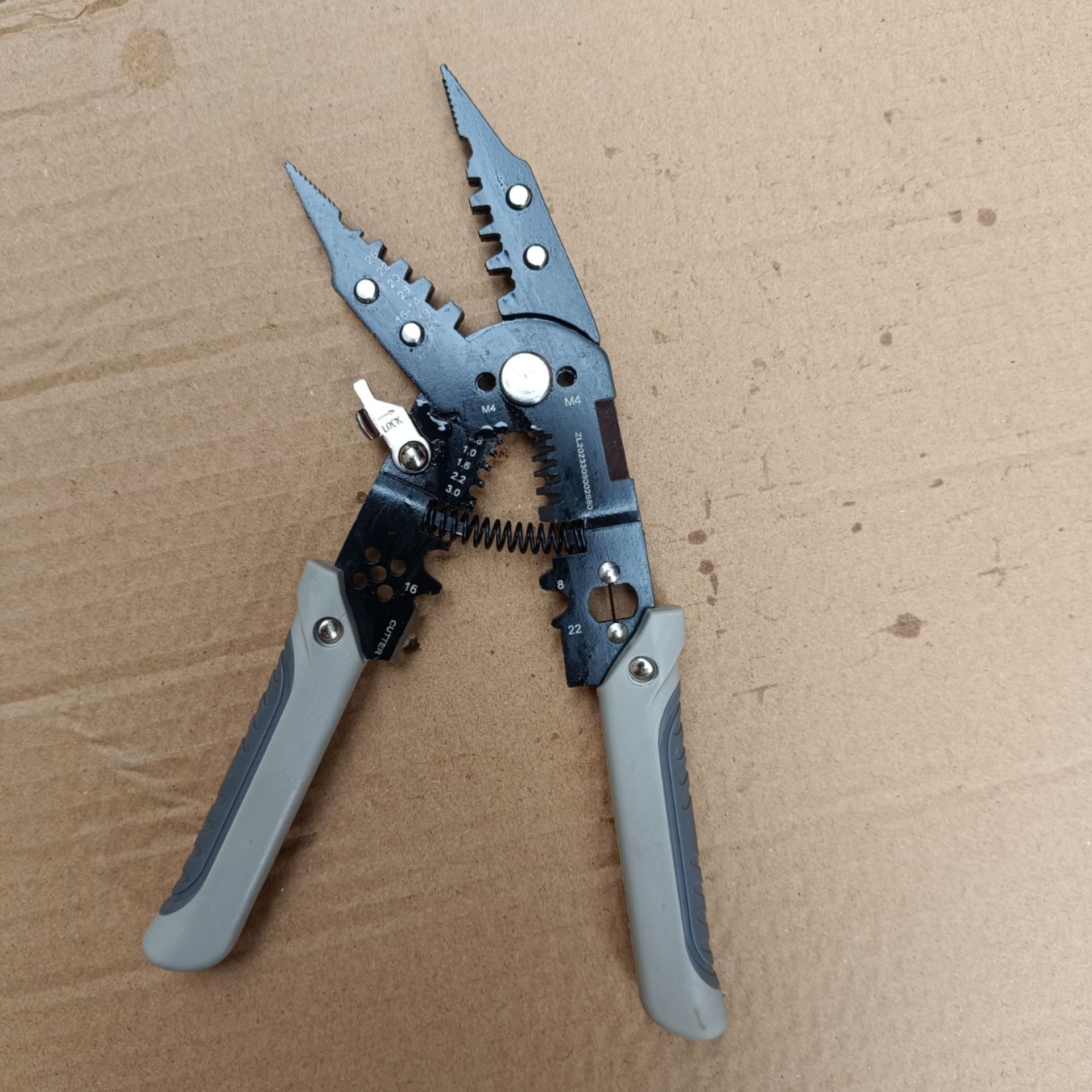 多功能压线钳插簧夹线端子压接钳五金工具剥压线钳冷压端子手动钳