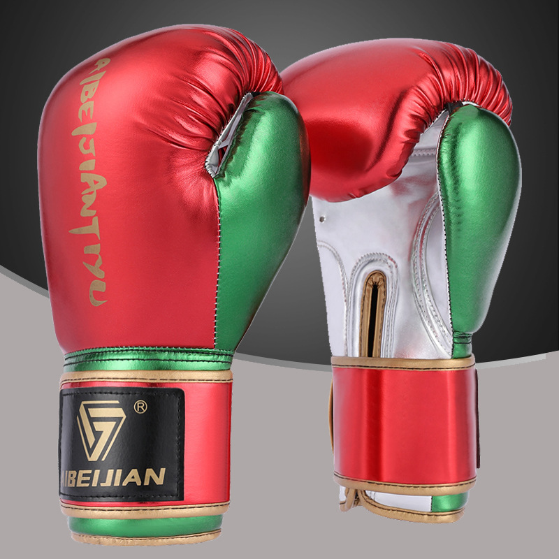 Guantes de boxeo Aibei Jian profesionales para adultos, guantes de boxeo para combate y competición, guantes de entrenamiento de Taekwondo para niños image 14