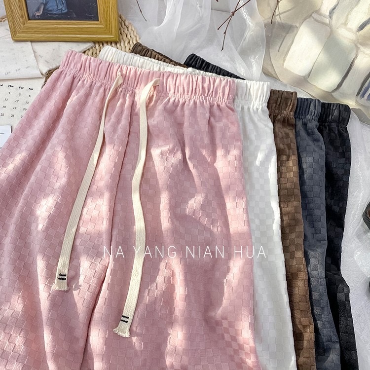 休闲裤子夏季女薄款